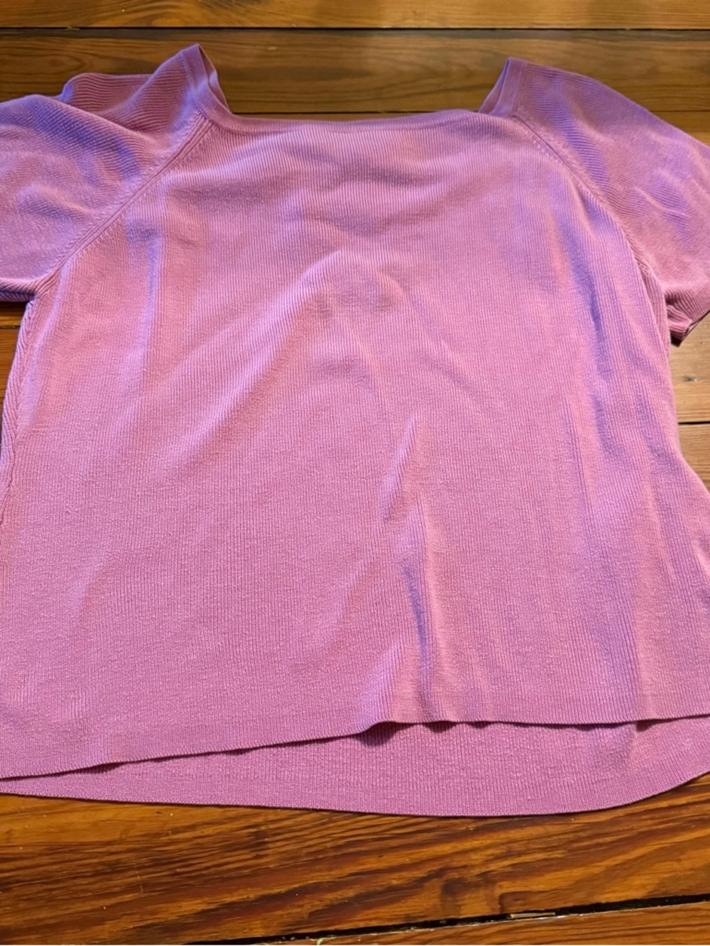Vintage Joseph A Square-Neck Short Sleeve Top
